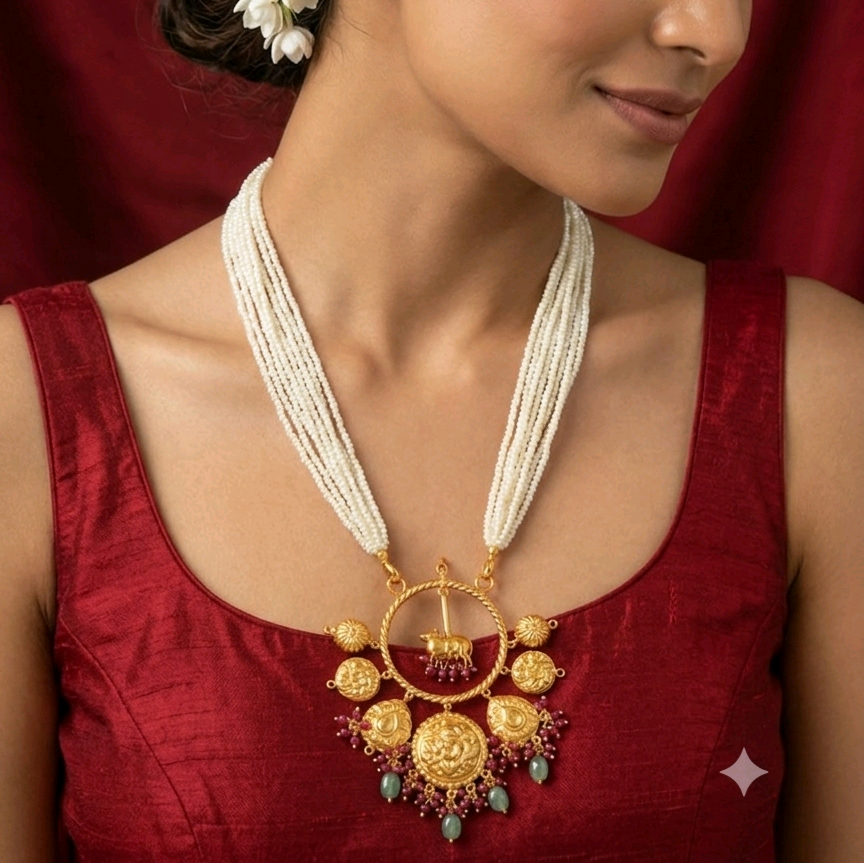 Traditional Temple Style Necklace